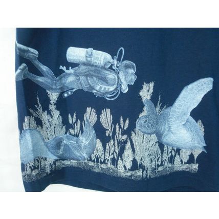 Dive T Shirt Nassau Bahamas Sea Turtles SCUBA Diver Coral Ocean Reef