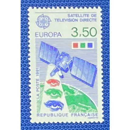 ZAYIX - 1991 - France - #2255 - MNH - Communications - T.V. Satellite