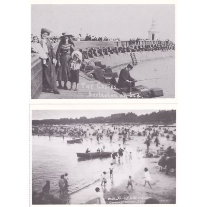 Gorleston On Sea The Cosies 2x Postcard s