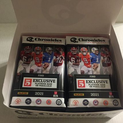 NEW 2021 Panini NFL Chronicles Draft Picks Football Trading Card Fat Pack Box