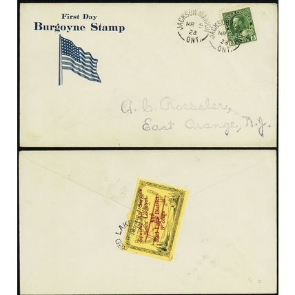 CL26c, Red Lake to East Orange, NJ Roessler Semi Official Cover