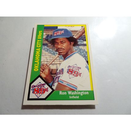 1990 CMC Card # 165 Ron Washington Very Good-Excellent (4) Oklahoma City 89ers