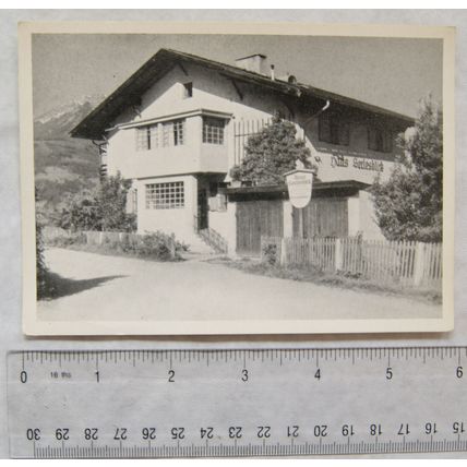 vintage postcard Pension Serlesblid Tirol