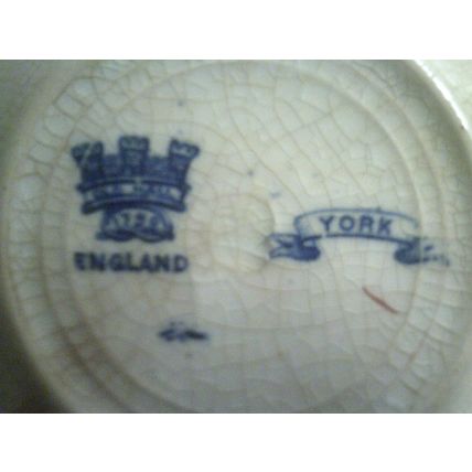 York mini plate antique