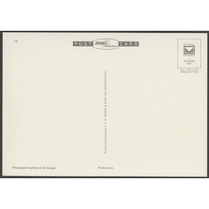 Air Europe Boeing 737 G-BMHG In Flight - ETW Dennis Postcard