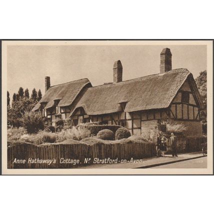 Anne Hathaway's Cottage, Stratford-on-Avon, c.1940s - Photo Precision Postcard