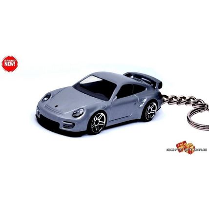 RARE KEYCHAIN SILVER PORSCHE 911 GT2 RS CUSTOM Ltd Ed GREAT GIFT NOVELTY