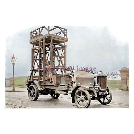 ptc4653 - Yorks. - Bradford City Tramways Tower Wagon Reg. AK 2809 - print 6x4