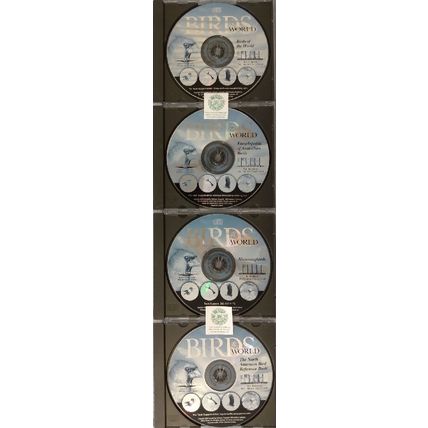 BIRDS OF THE WORLD 4 CD-ROMs AUSTRALIAN ENCYCLOPEDIA HUMMINGBIRD NORTH AMERICAN