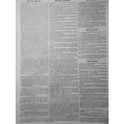 Ballou's Pictorial January 10, 1857. Mississippi; Empress Eugenie hunting, etc