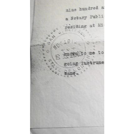 1913 "Missoula Amusement Company" Articles of Incorporation. Original documents.