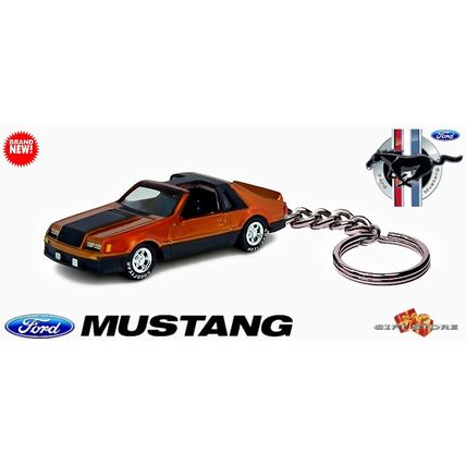 RARE KEYCHAIN 1979~1990 RED FORD MUSTANG T-TOP ROOF Ltd Ed.