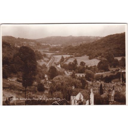 EC157 LIMPLEY STOKE, NR BATH . PRINTED POSTCARD