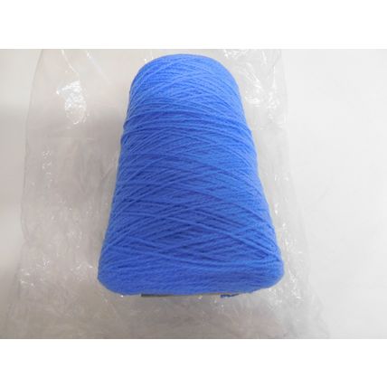 4 ply knitting yarn on cone Azure Blue 25% wool please see description