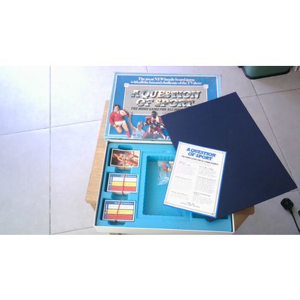 A QUESTION OF SPORT Board Game (Based on the BBC TV Show) VINTAGE 1986