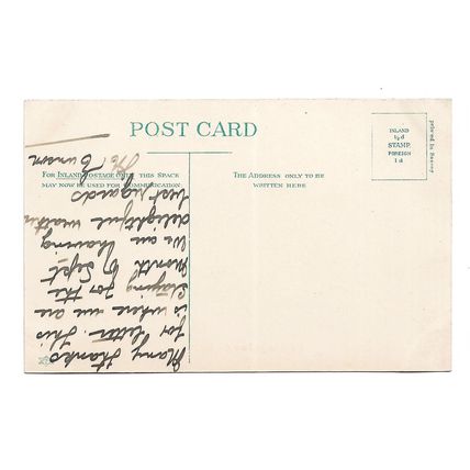 Postcard UK Scotland Argyllshire Helensburgh view from pier c. 1902-1906 ?