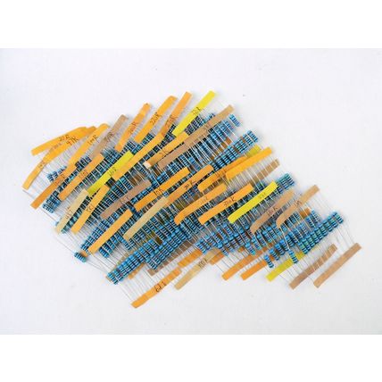 1W 1% Metal Film Resistor Kit 10R - 1M 300pc 30 Values for Valve Radio Amplifier