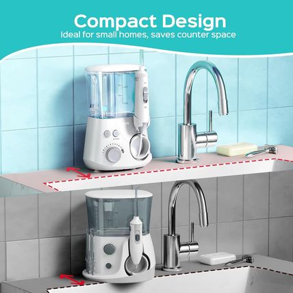 COSLUS Professional Water Flosser for Teeth: 12 Pressure Settings Electric Denta