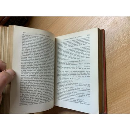 RARE* 1914 CHARLES DICKENS OUR MUTUAL FRIEND FIRESIDE EDITION HB BOOK (P4)