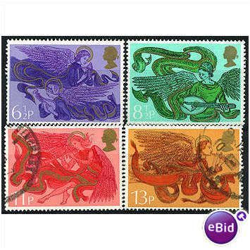 1975 SG993-996 Christmas Set Fine/Very Fine Used