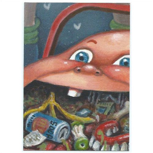 2012 Garbage Pail Kids Green - #23b - Airsick Vick