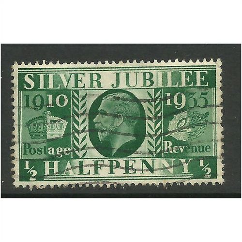 GB 1935 KGV 1/2d Green Silver Jubilee SG 453 (G212