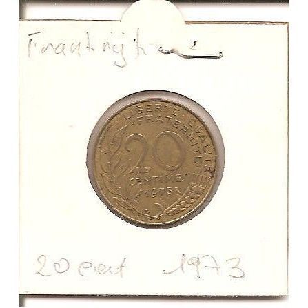 FRANKRIJK 20 CENTIMES 1973