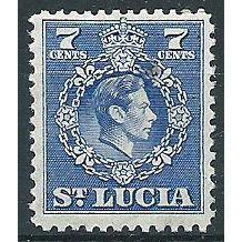 St Lucia 1949 SG152 7c Ultramarine Mounted Mint ....
