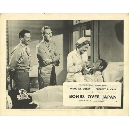 BOMBS OVER JAPAN Wendell Corey, Forest Tucker, Vera Ralston FOH Stills Set (8)