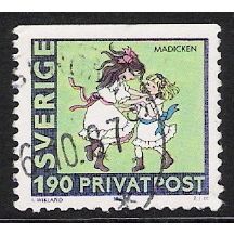 Fa 1450: 1 Kr. 90 multicoloured Astrid Lindgren's Tales: The Madick.