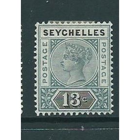 seychelles stamp die 2 sg 13 hm sg 13