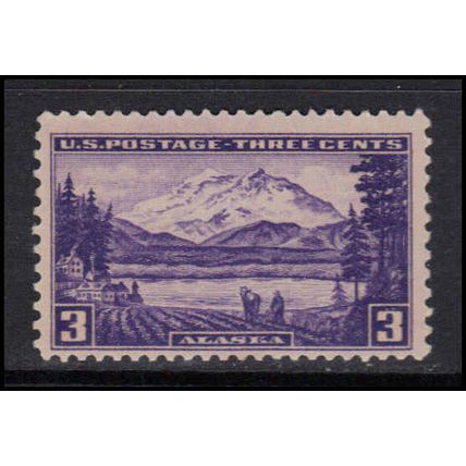 800 3c Alaska Just Clears MNH U2169