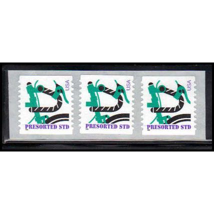 3228 10c Bicycle Very Fine MNH Strip of 3 PA3952