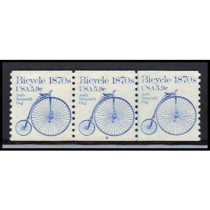 1901 5.9c Bicycle Fine MNH Dry Gum PNC 4/3 PA2316