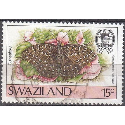 Swaziland 1987 Michel 516 O Cote (2002) 0.20 Euro Papillon Hamanumida daedalus