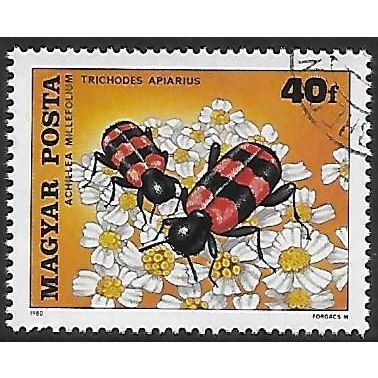 Mi 3405 A: 40 f. multicoloured Pollination of Flowers, comb perf. 12
