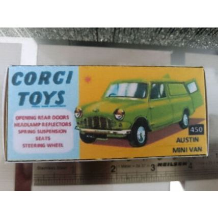 CORGI No450 Minivans empty hand crafted boxes