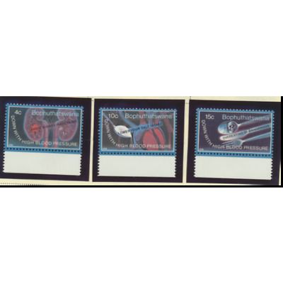 Bophuthatswana (South Africa) Stamps Scott #22 To 24, Mint Never Hinged