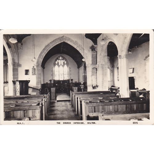 The Church Interior Hilton, Derby Postcard (DER75537)