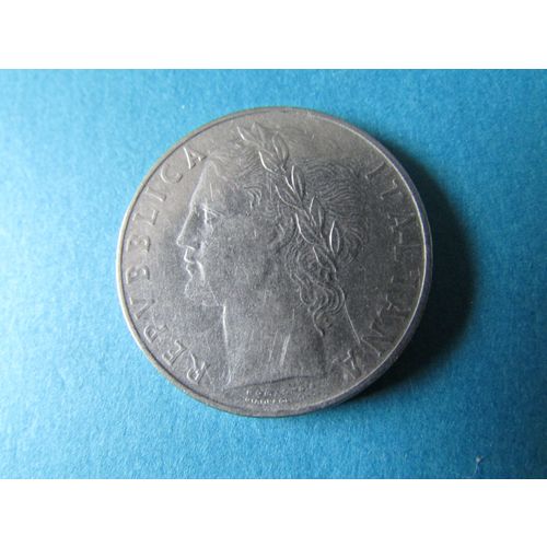 1957 ITALY ONE HUNDRED LIRE FREE POST. (a) AAD