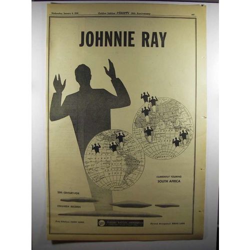 1956 Johnnie Ray Ad