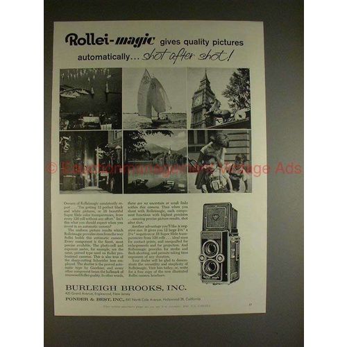 1961 Rollei-Magic Camera Ad - Gives Quality Pictures!!