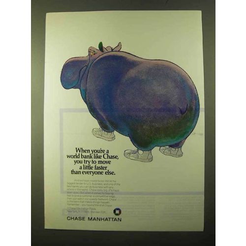 1970 Chase Manhattan Ad - Move a Little Faster Than