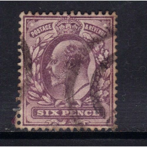 GB 1902 - 13 KEV11 6d Purple Wmk 49 ( F992 )