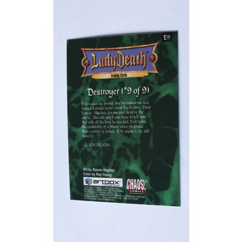 Lady Death: The Covenant Holofoil Chase Destroyer trading card # 9 (A) 1998