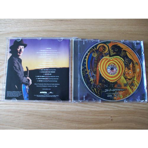 Santana SHAMAN CD ALBUM 2002 ARISTA **GC**