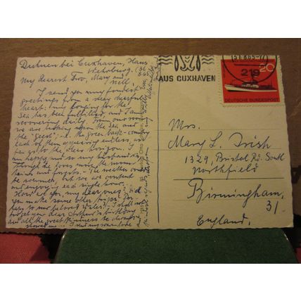 multiview, CUXHAVEN-DUHNEN, GERMANY used postcard RP 1965 =