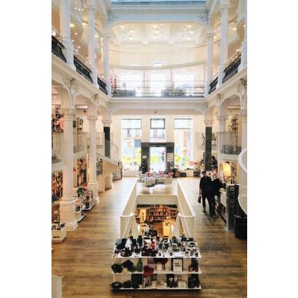 Carturesti Carusel Bookstore Bucharest Romania Book Shop Postcard