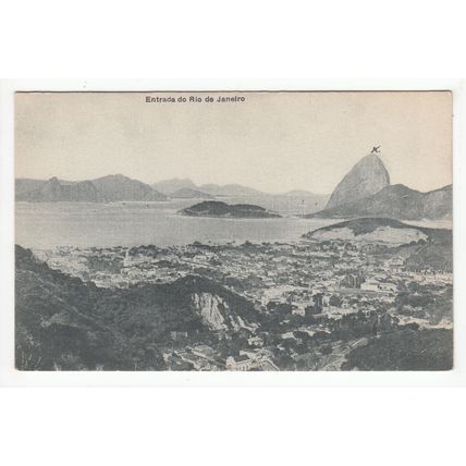 Entrada Rio de Janeiro Postcard Brazil