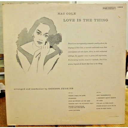 NAT KING COLE Love Is The Thing LP vinyl record JAZZ EMI Verve classic 1957 soul